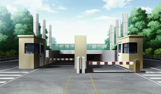 学園都市の入口・白虎ゲート